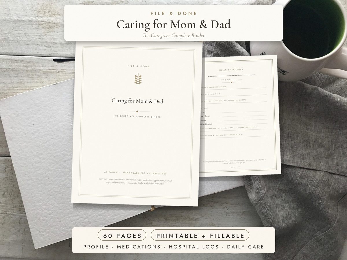 Caregiver Complete Binder — cover