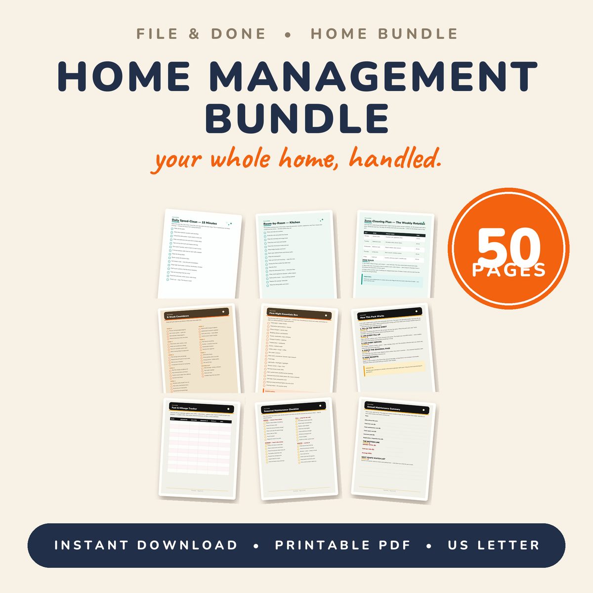 Home Management Bundle — cover