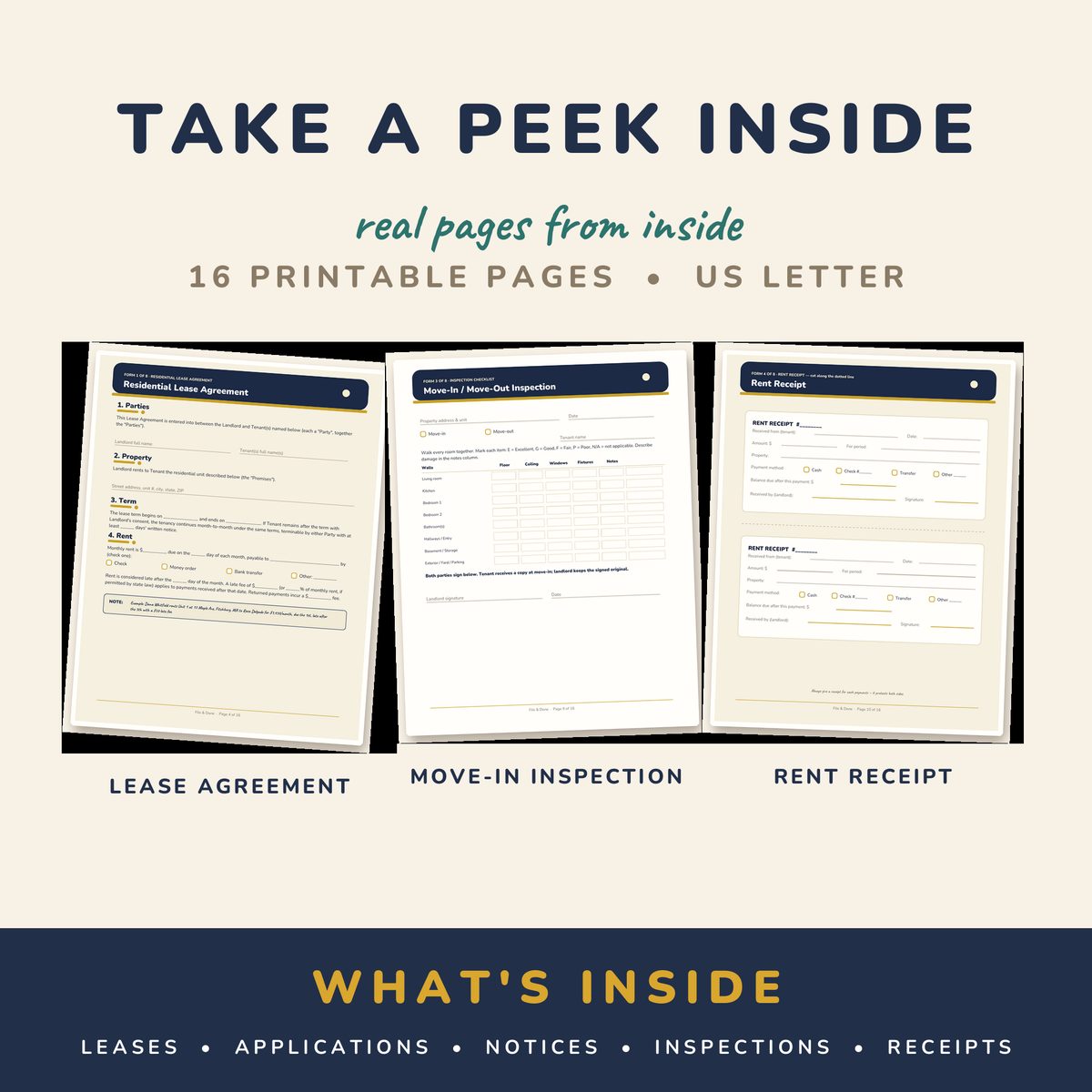 Landlord Rental Forms Pack — image 2
