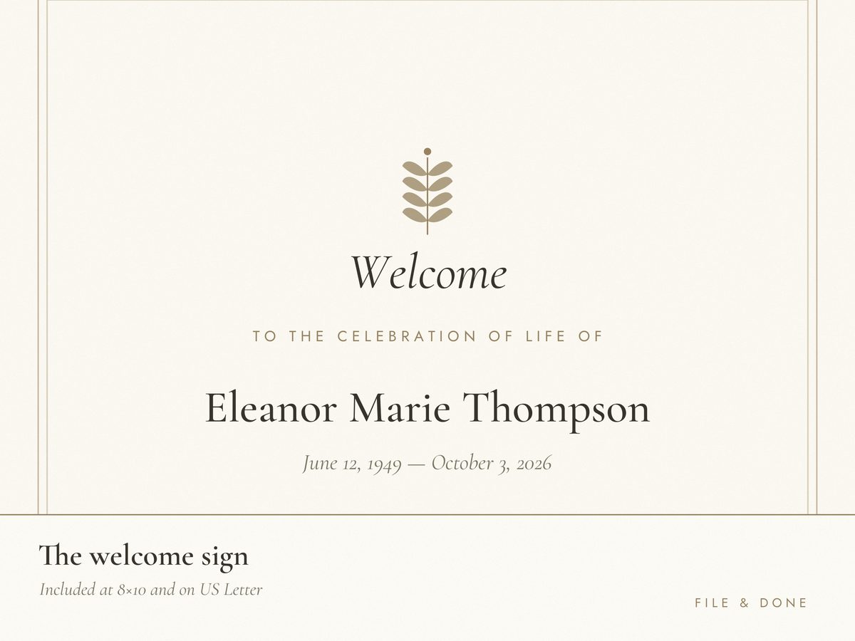 Memorial Signs & Cards Pack — image 3